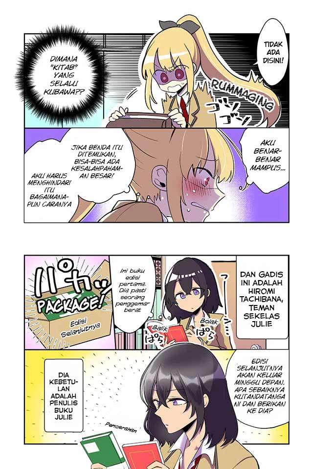 Dokyuusei no Oshi Sakka ni Yuri Mousou ga Bareta Kekka Chapter 1