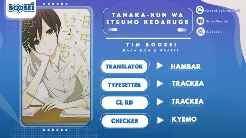 Tanaka-kun wa Itsumo Kedaruge Chapter 83