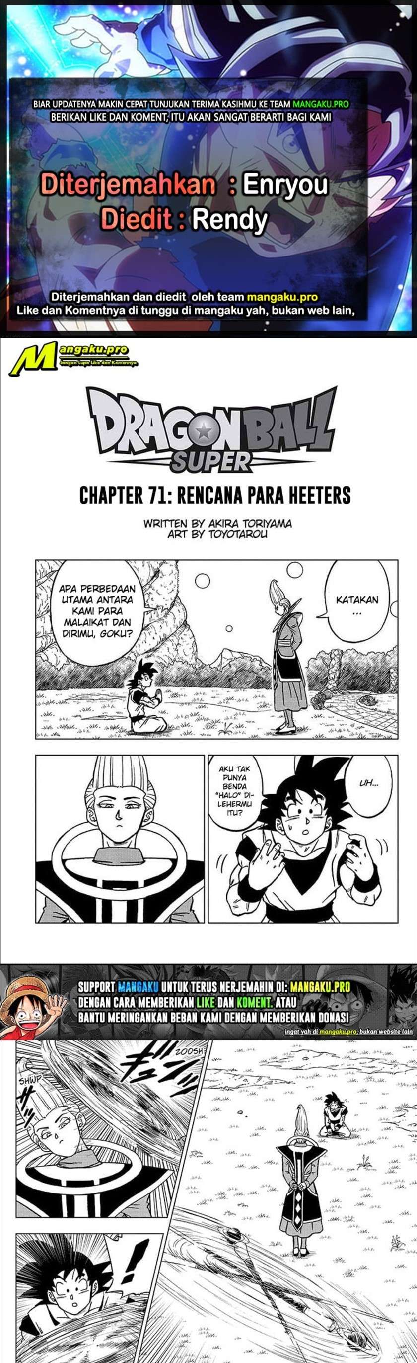 Dragon Ball Super Chapter 71.1