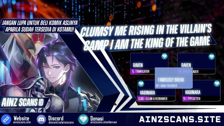 Clumsy Me Rising in the Villain’s Camp I am the King of the Game Chapter 4