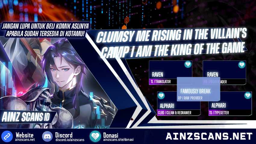 Clumsy Me Rising in the Villain’s Camp I am the King of the Game Chapter 7