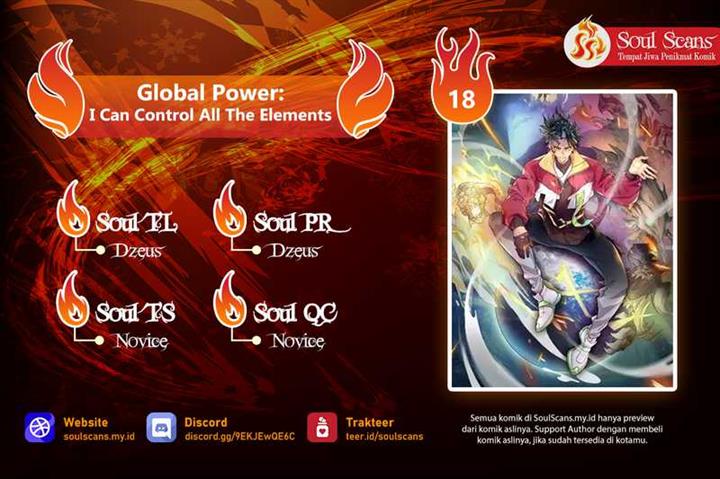 Global Power: I Can Control All The Elements Chapter 18