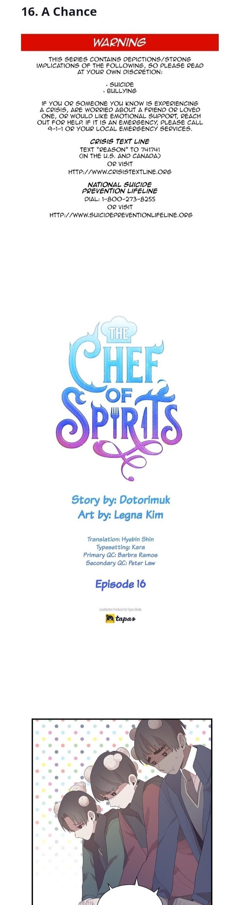 The Chef of Spirits Chapter 16