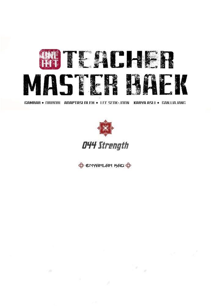 Number One Star Instructor Master Baek Chapter 44