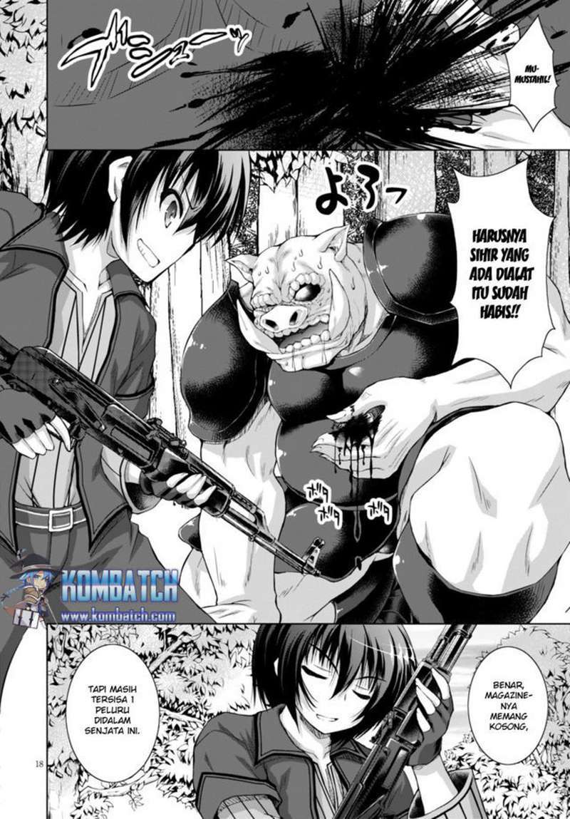 Gunota ga Mahou Sekai ni Tensei Shitara, Gendai Heiki de Guntai Harem o Tsukucchaimashita!? Chapter 09