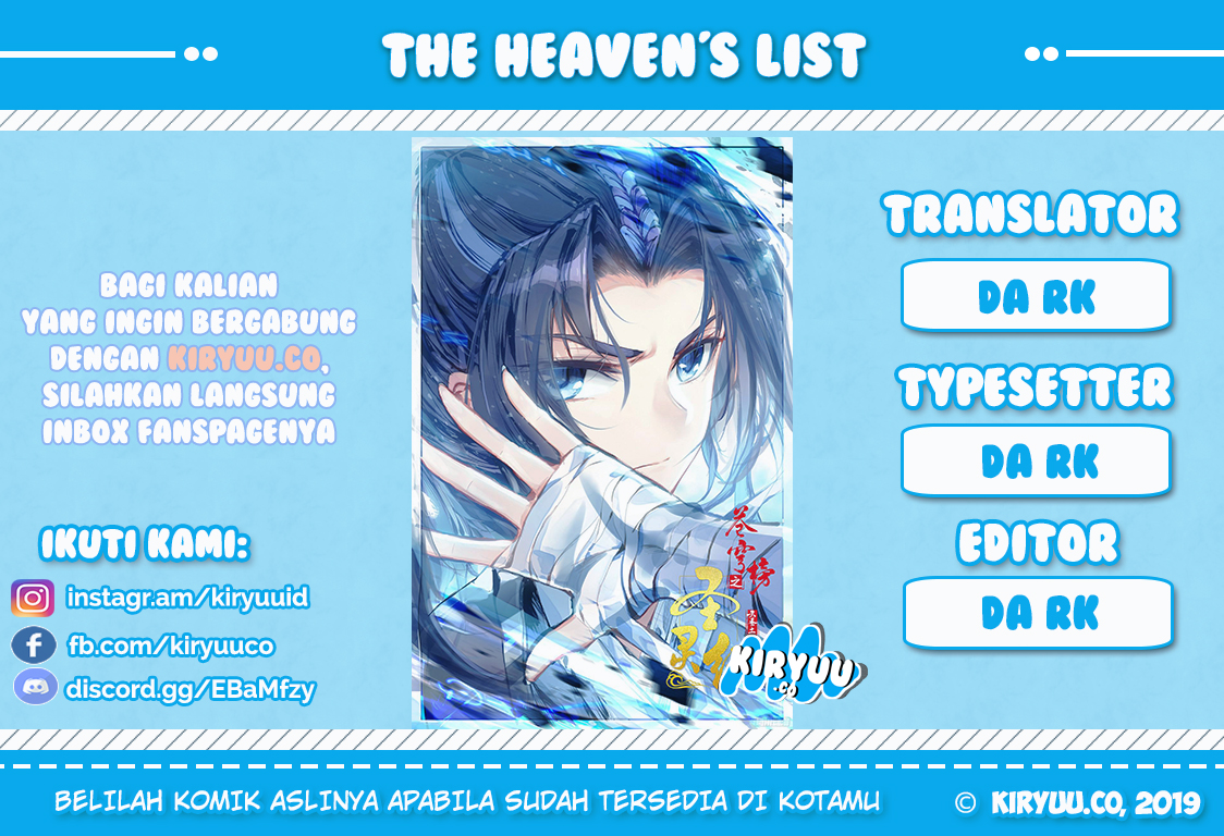 The Heaven’s List Chapter 12.5