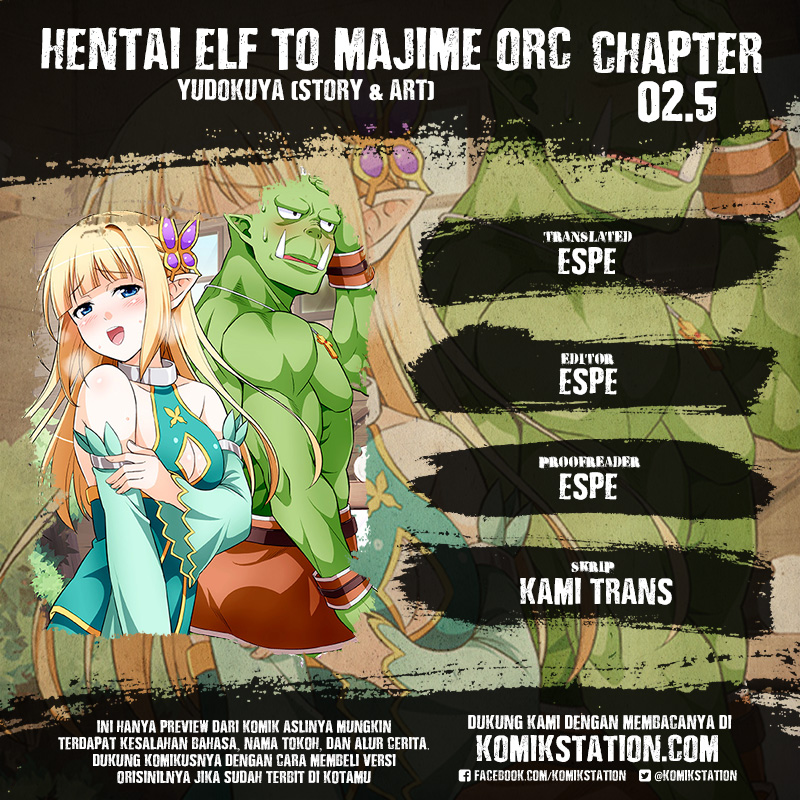 Hentai Elf to Majime Orc Chapter 2.5
