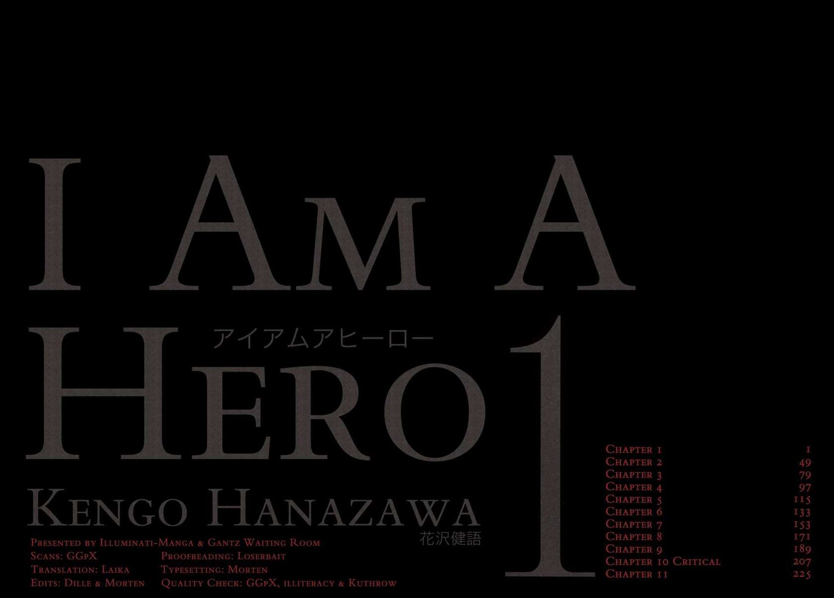 I Am a Hero Chapter 1