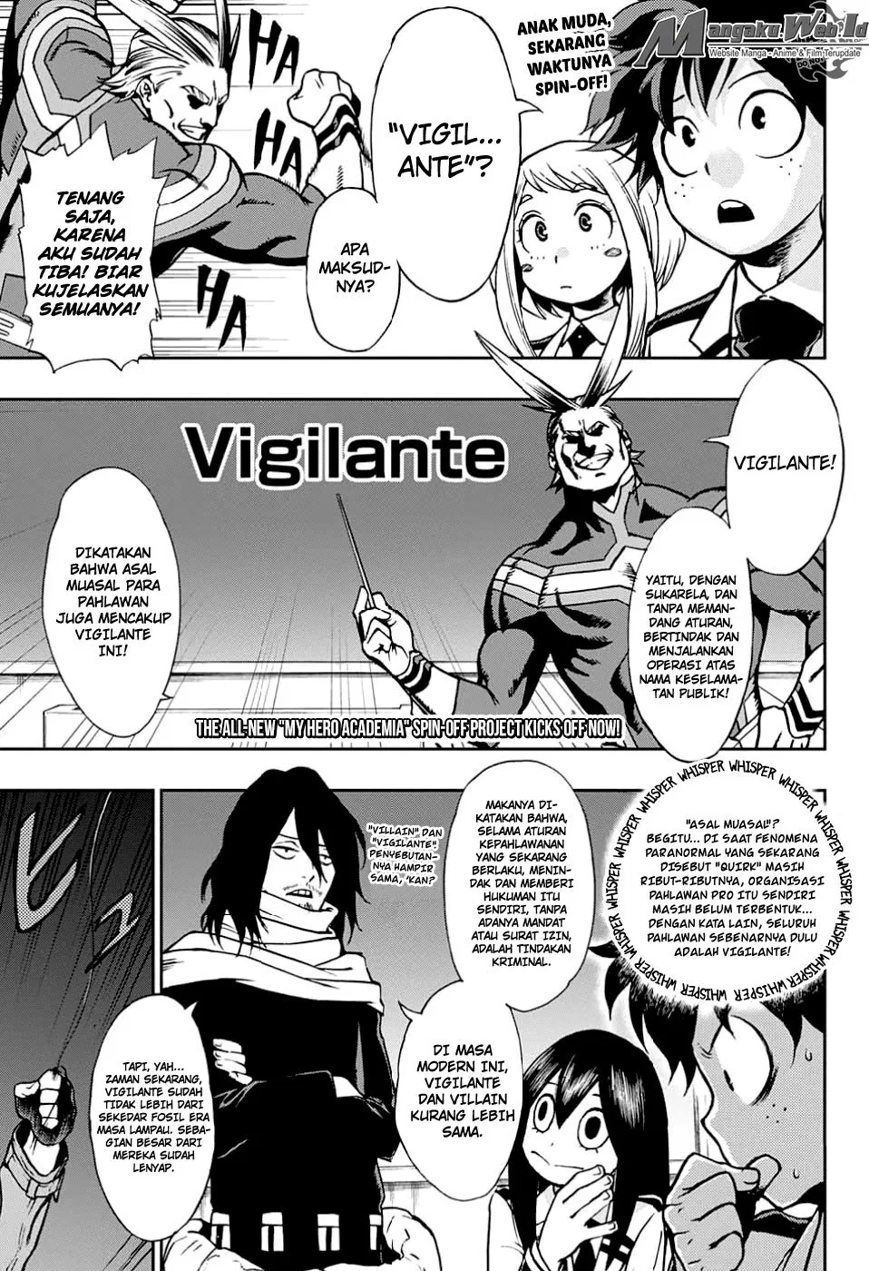 Vigilante: Boku no Hero Academia Illegals Chapter 0
