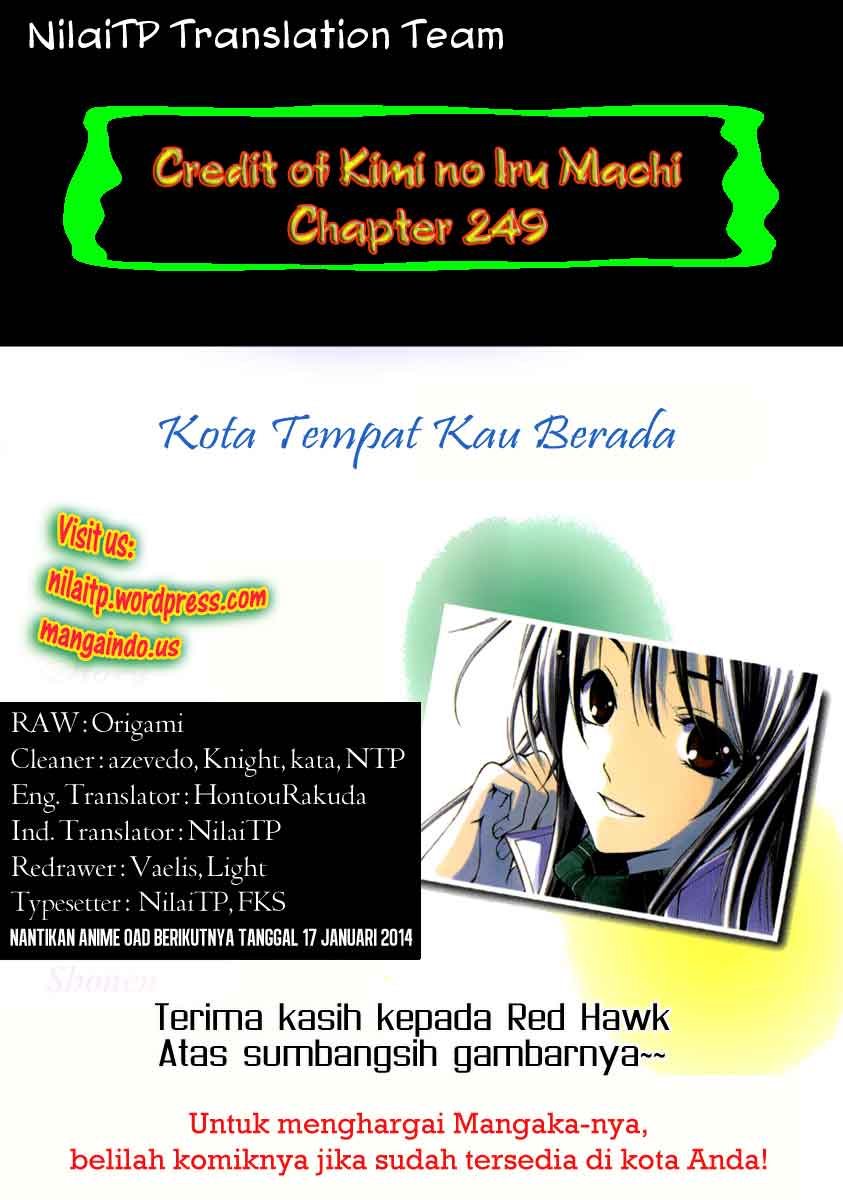 Kimi no Iru Machi Chapter 249