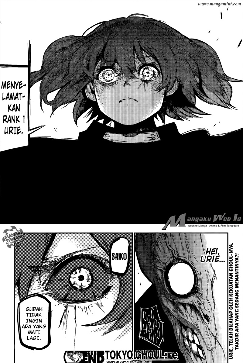 Tokyo Ghoul:re Chapter 111