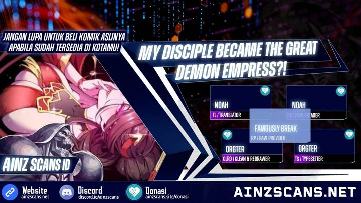 My Disciple Became The Great Demon Empress?! Chapter 2