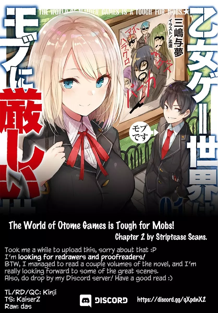 Otome Game Sekai wa Mob ni Kibishii Sekai Desu Chapter 02