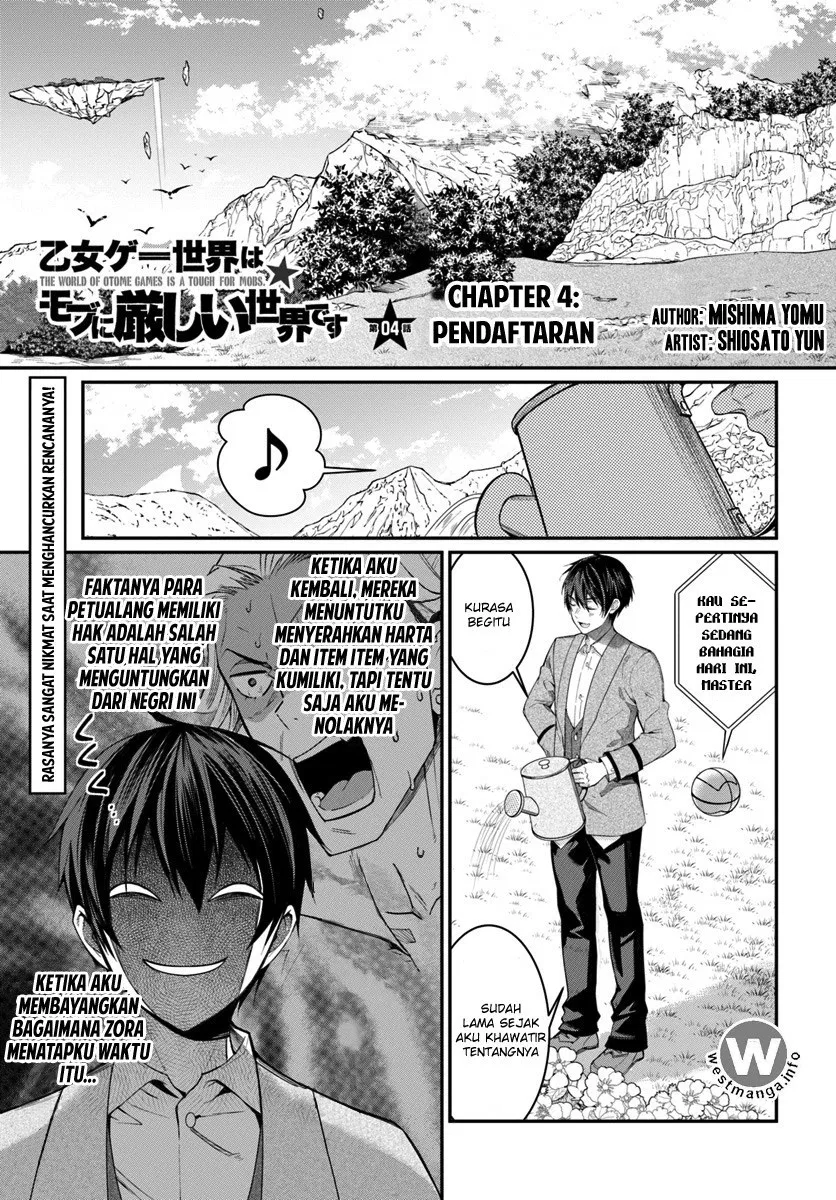 Otome Game Sekai wa Mob ni Kibishii Sekai Desu Chapter 04