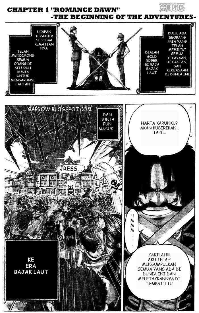 One Piece Chapter 001