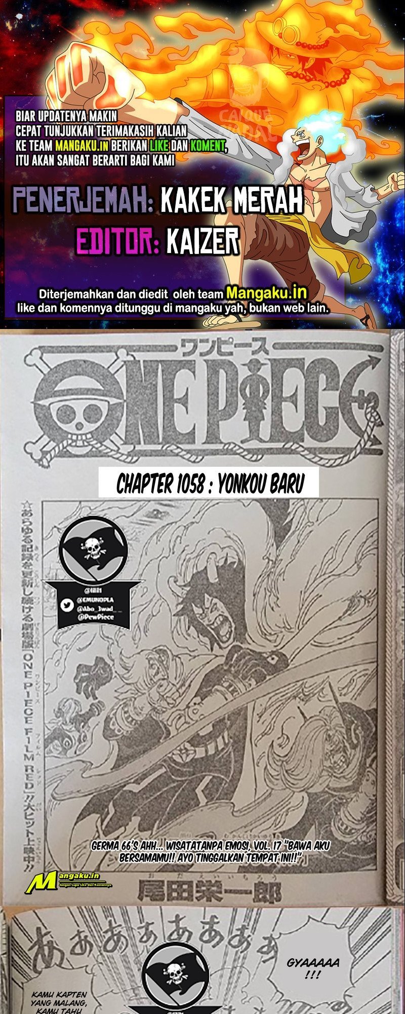 One Piece Chapter 1058.1