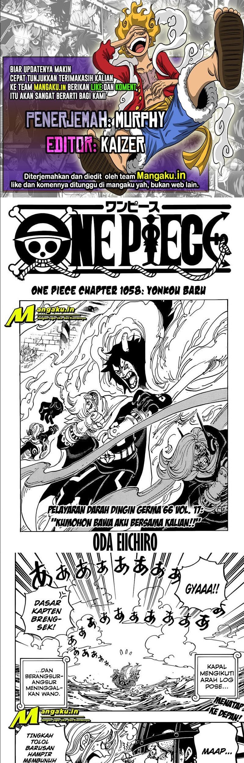 One Piece Chapter 1058.2