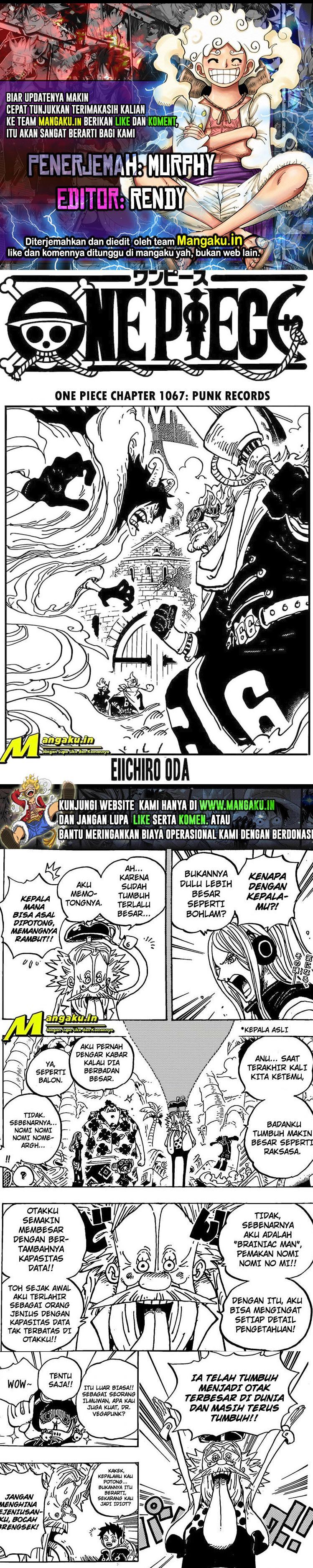 One Piece Chapter 1067