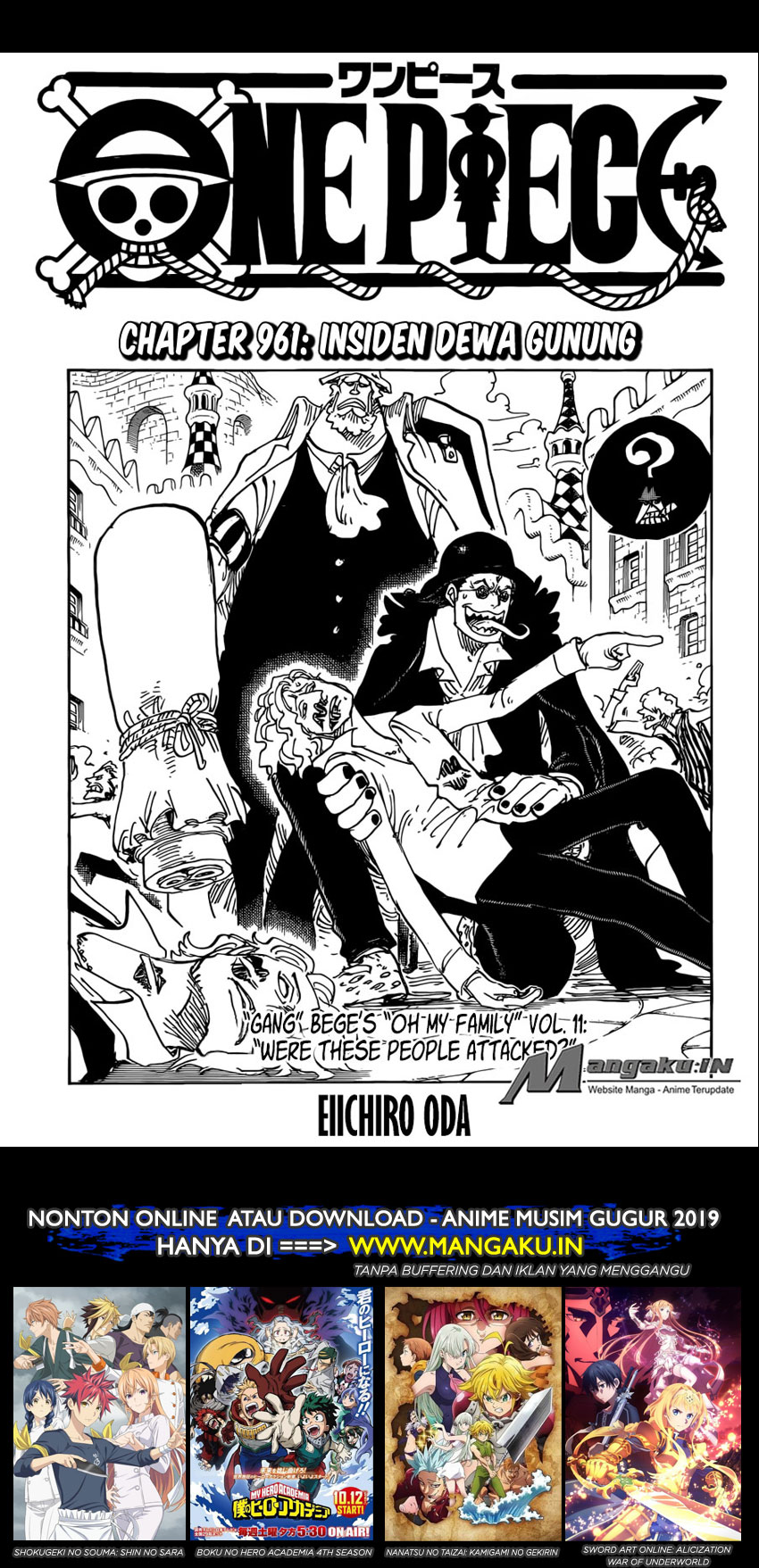 One Piece Chapter 961