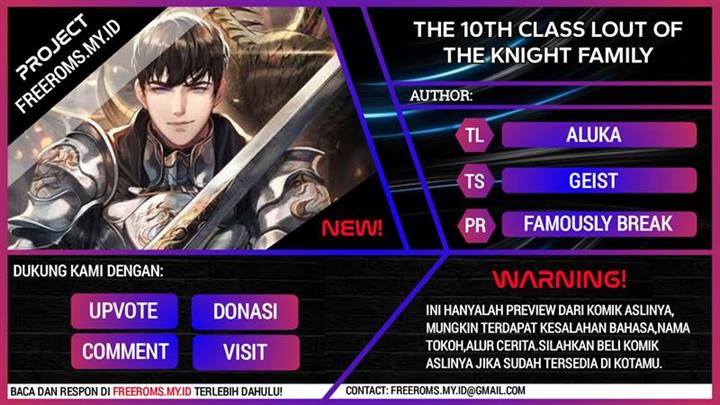 The 10th Class Lout of the Knight Family Chapter 3