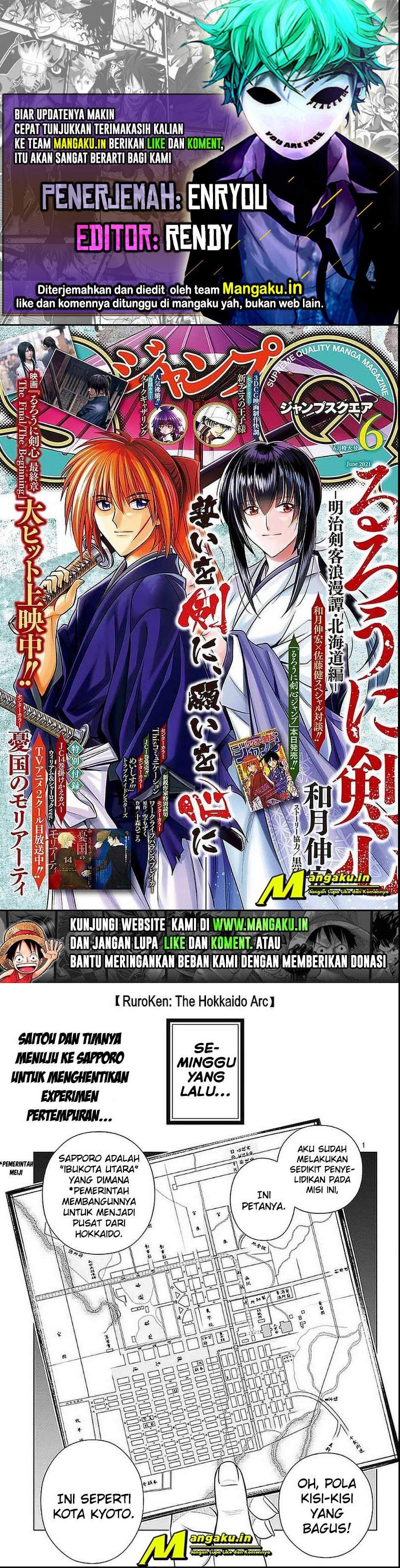 Rurouni Kenshin: Meiji Kenkaku Romantan: Hokkaidou Hen Chapter 36