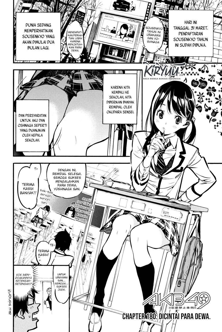 AKB49 – Renai Kinshi Jourei Chapter 180