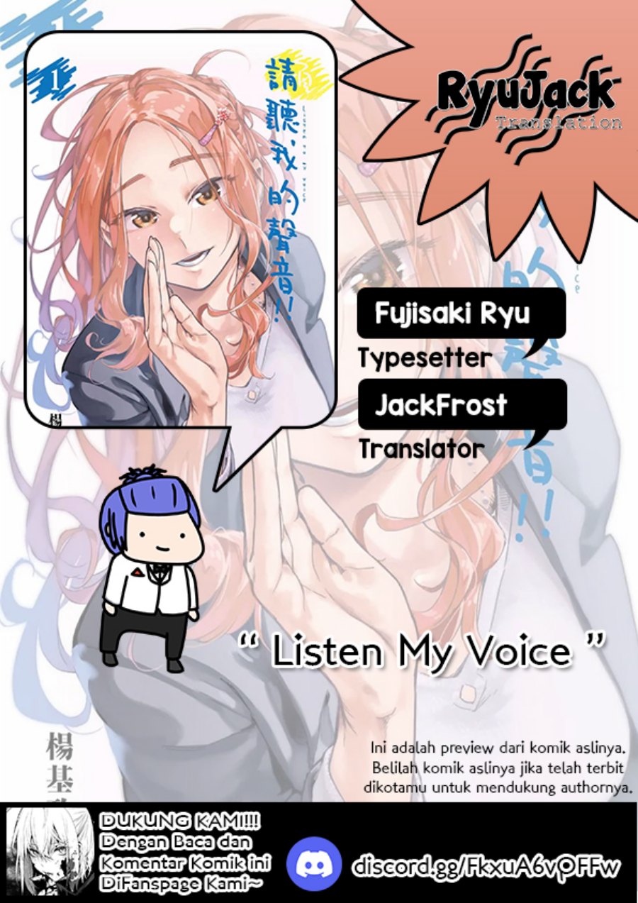 Listen to My Voice!! Chapter 10