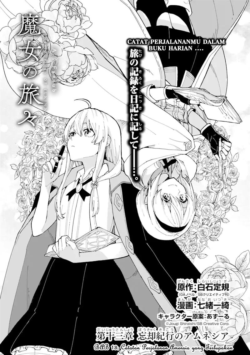 Majo no Tabitabi Chapter 13