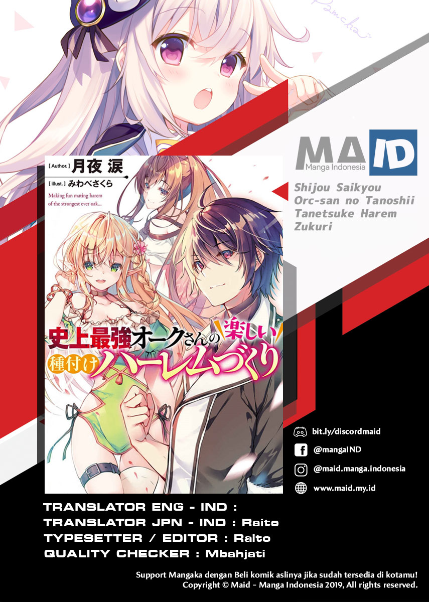 Shijou Saikyou Orc-san no Tanoshii Tanetsuke Harem Zukuri Chapter 09