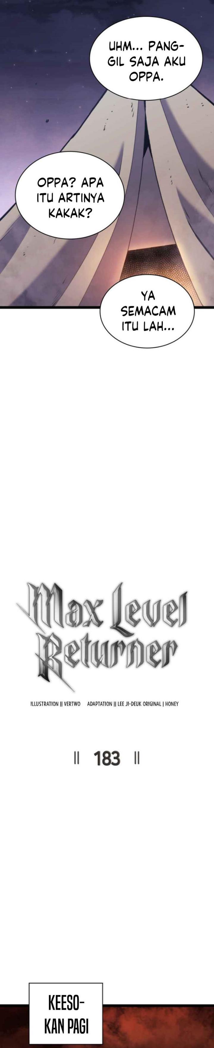Max Level Returner Chapter 183