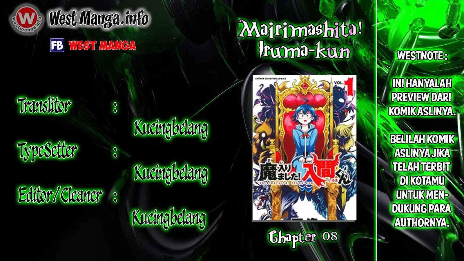 Mairimashita! Iruma-kun Chapter 8