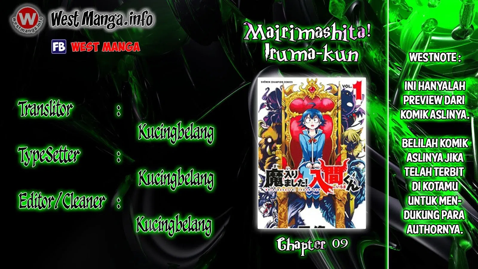 Mairimashita! Iruma-kun Chapter 9