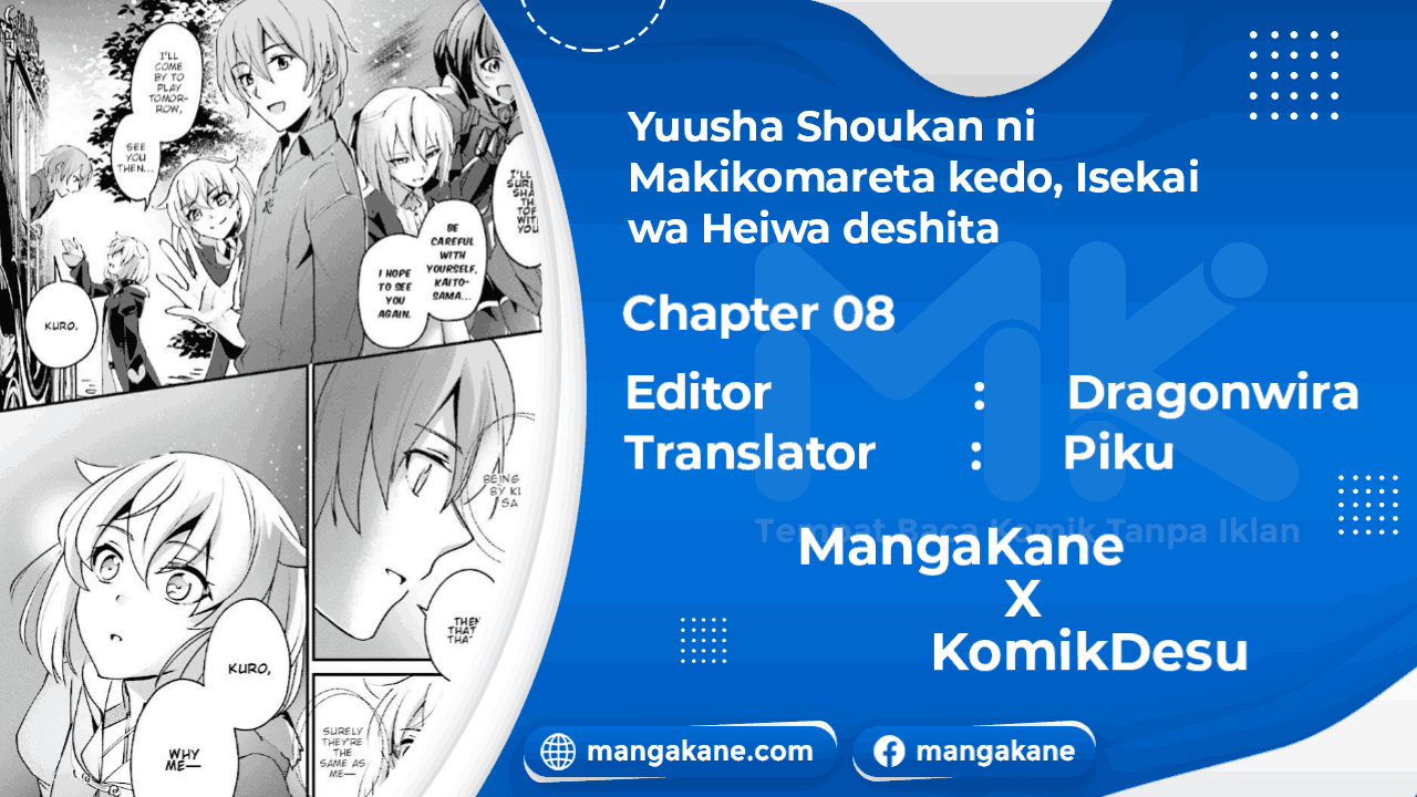 Yuusha Shoukan ni Makikomareta kedo, Isekai wa Heiwa deshita Chapter 8