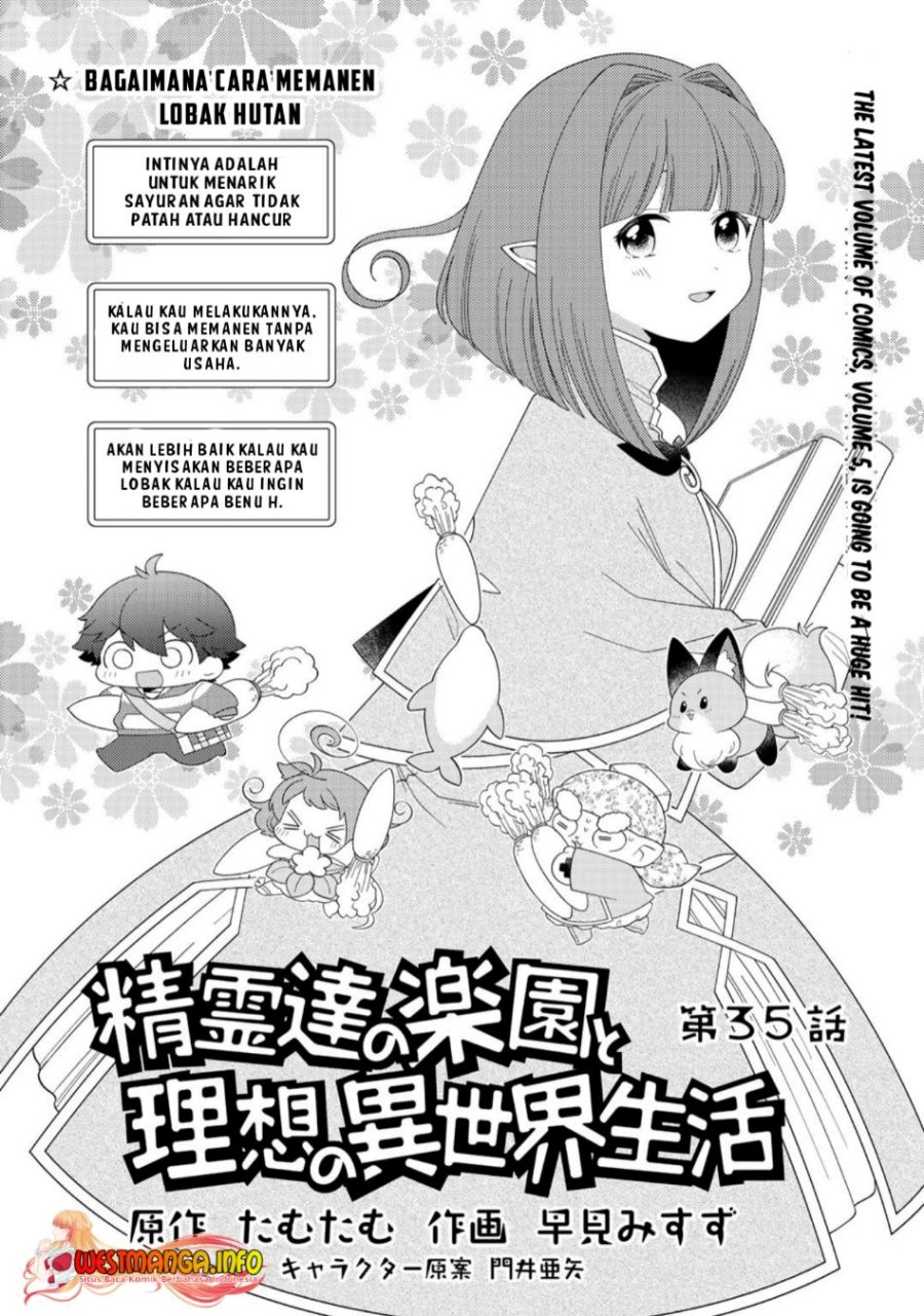 Seirei-tachi no Rakuen to Risou no Isekai Seikatsu Chapter 35