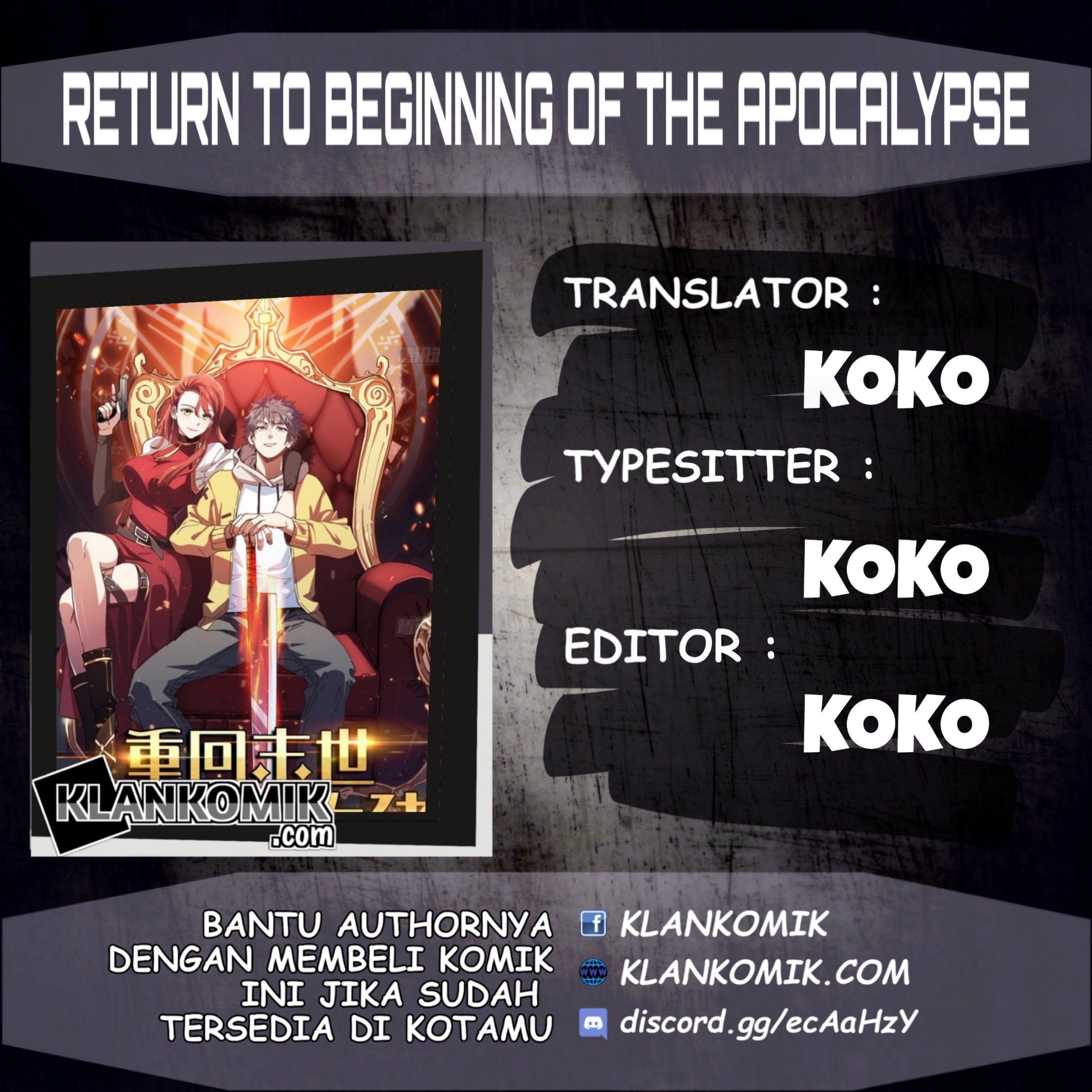 Return To Beginning Of The Apocalypse Chapter 39