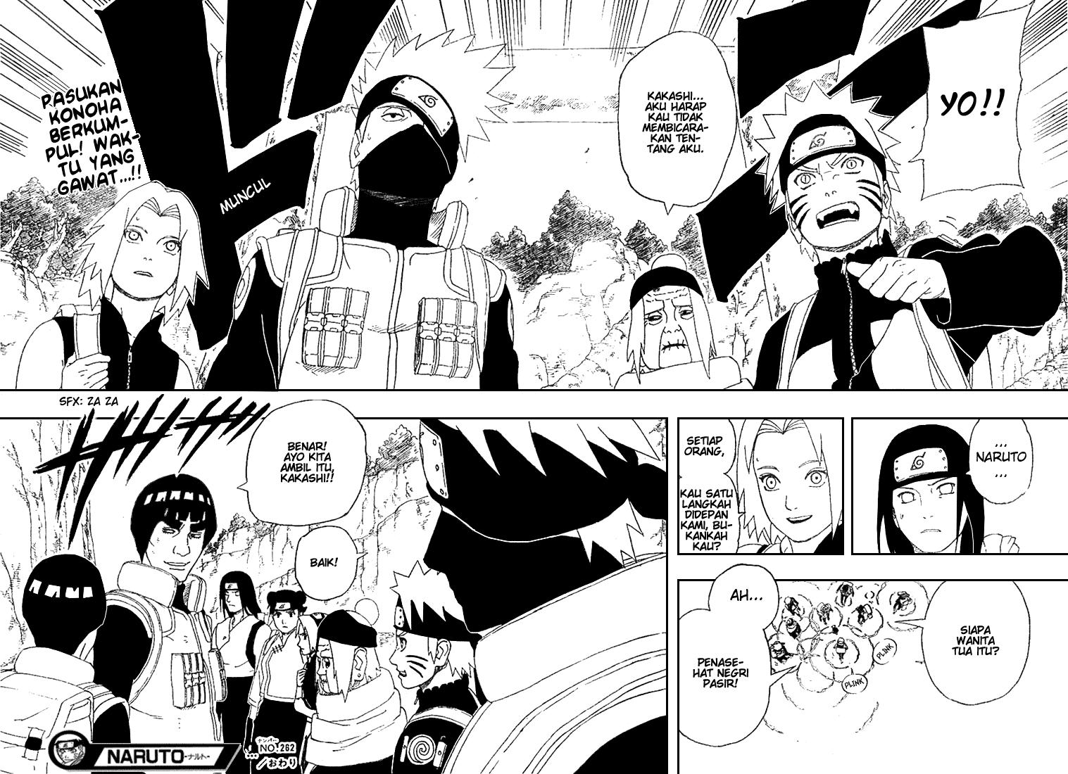 Naruto Chapter 262