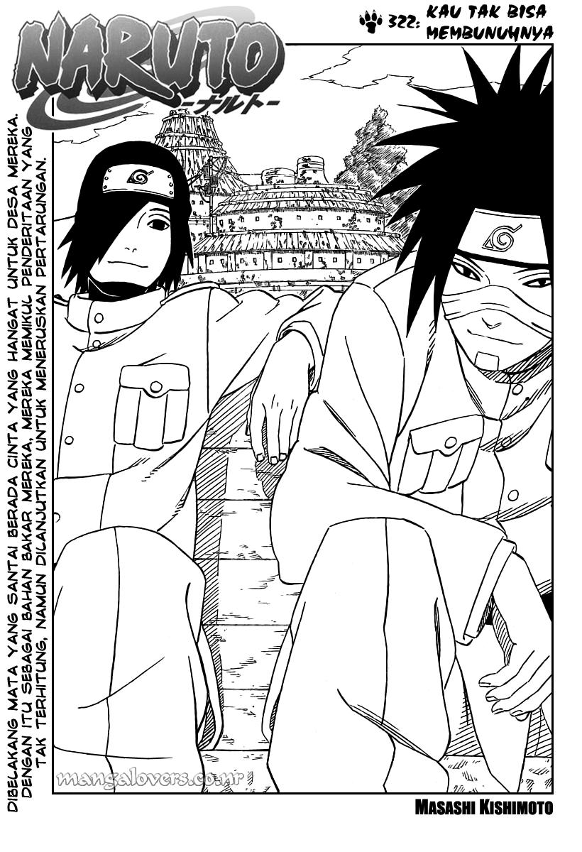 Naruto Chapter 322