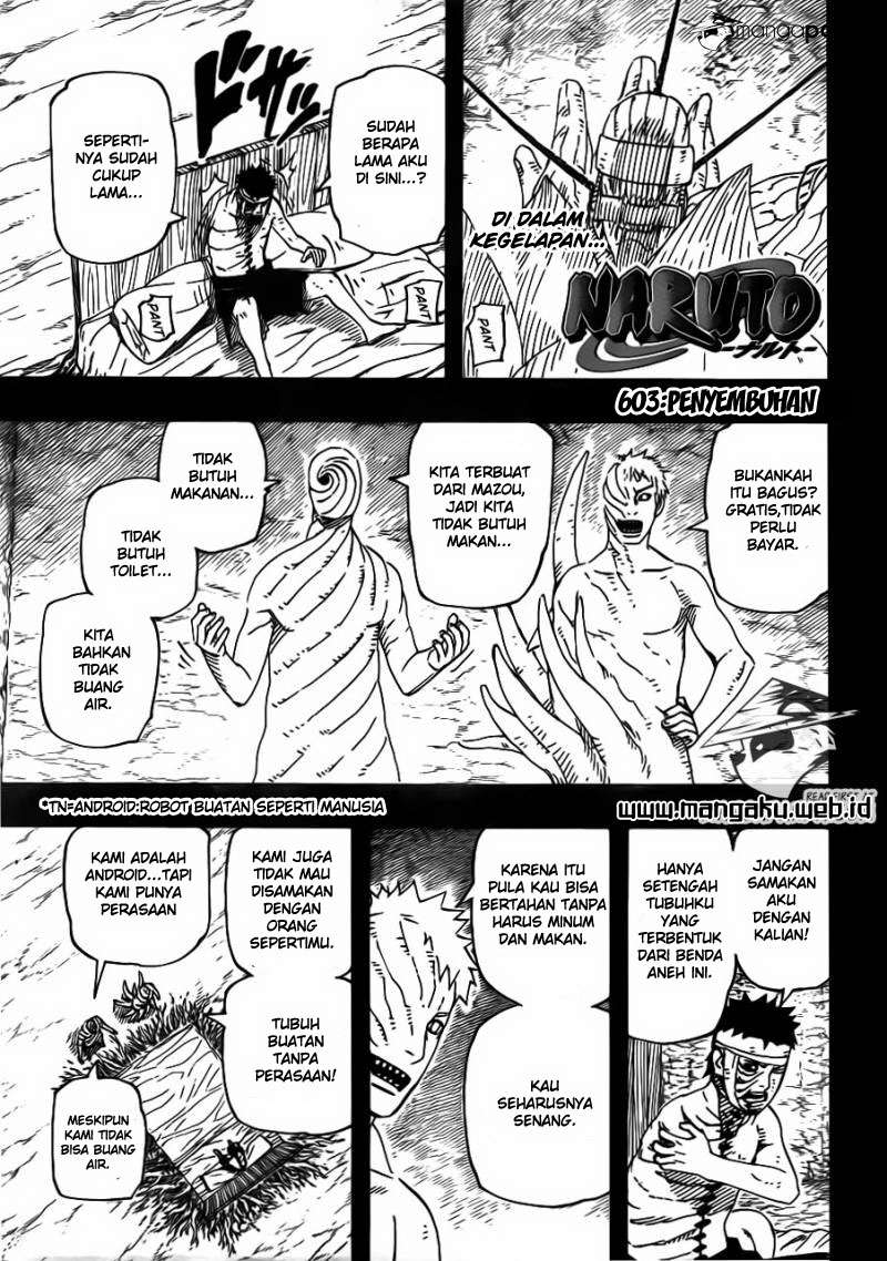 Naruto Chapter 603