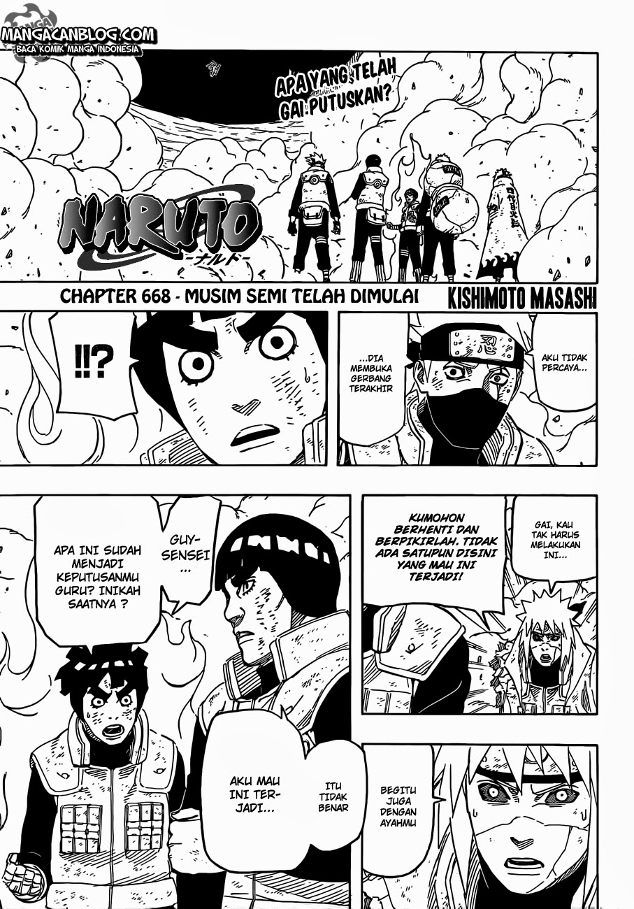 Naruto Chapter 668