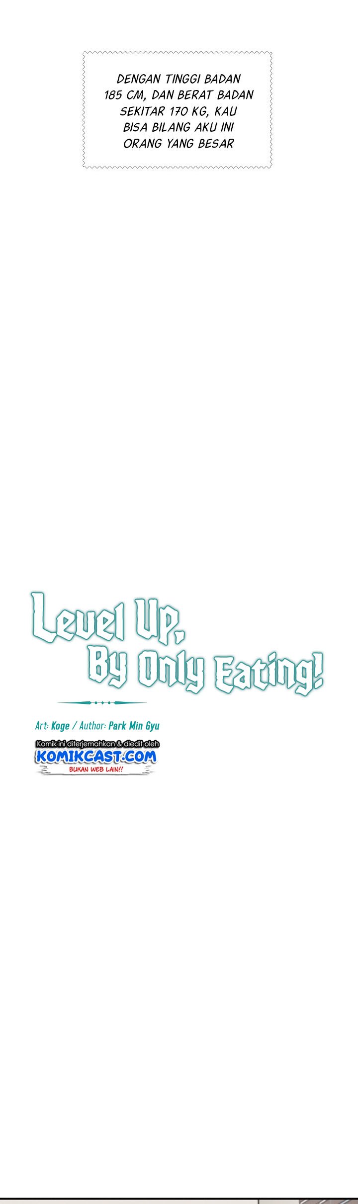 Leveling Up, by Only Eating! Chapter 2