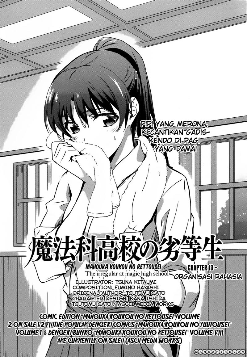 Mahouka Koukou no Rettousei Chapter 13