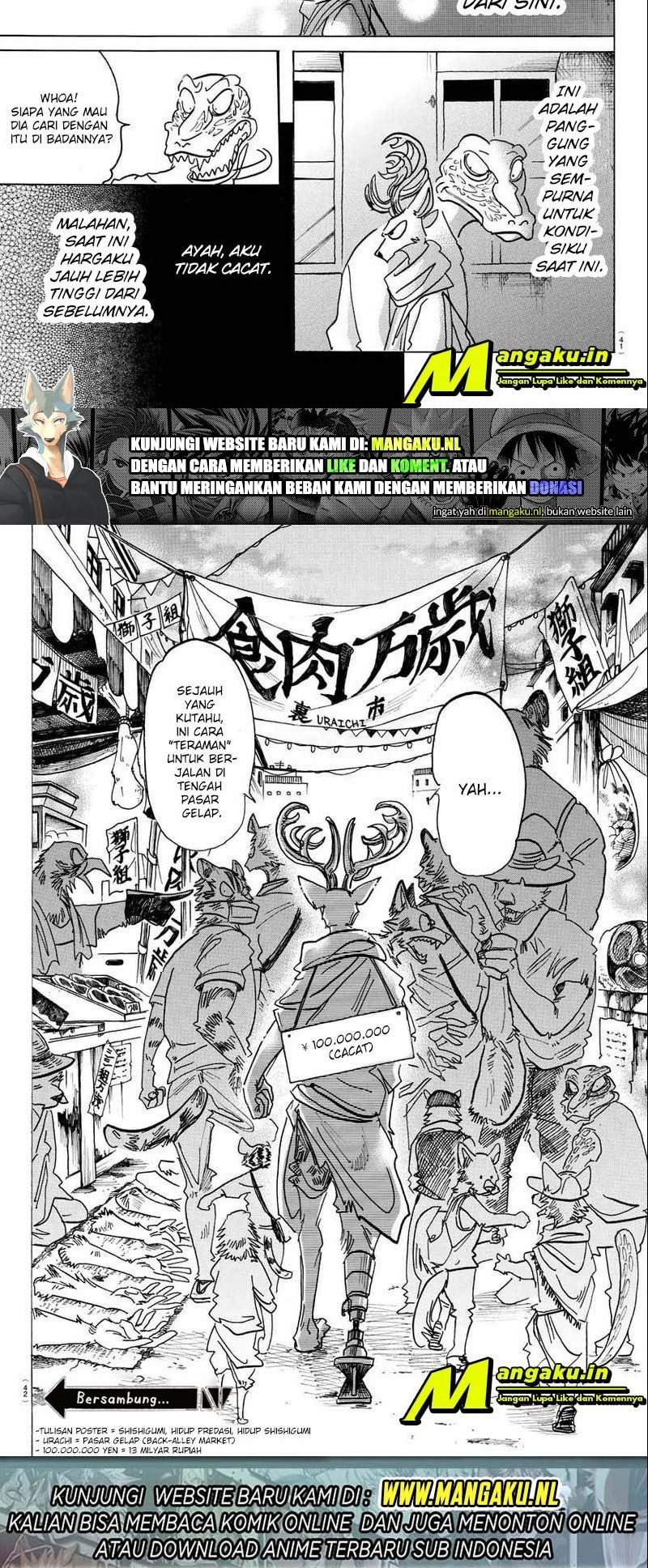 Beastars Chapter 157