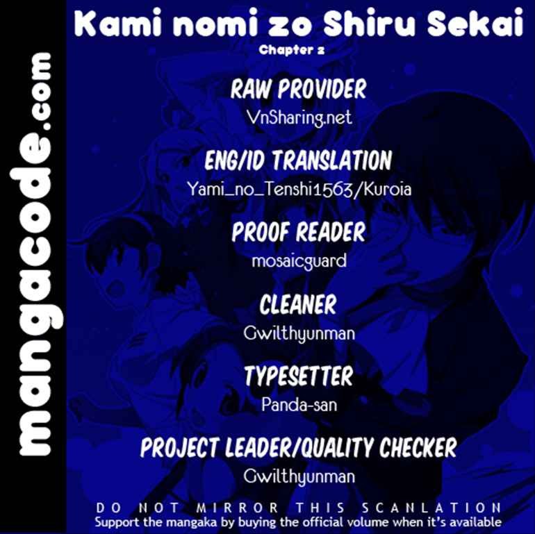 Kami nomi zo Shiru Sekai Chapter 02