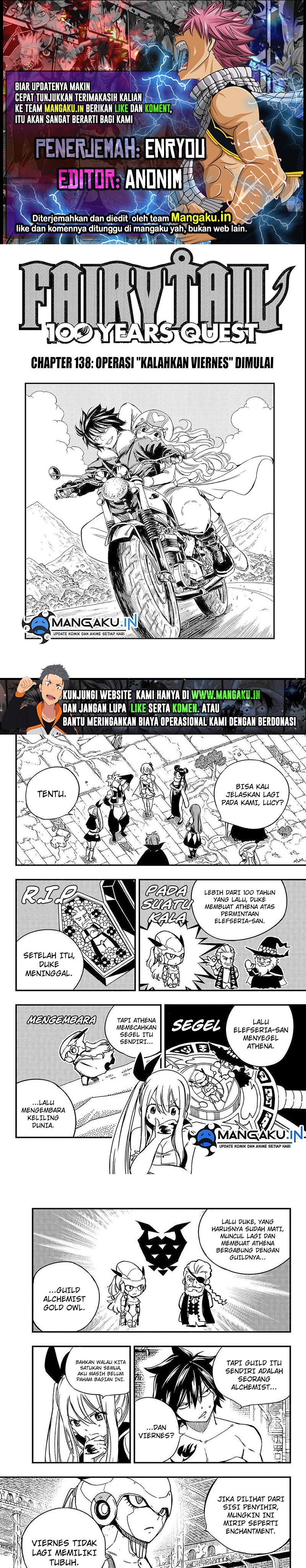 Fairy Tail: 100 Years Quest Chapter 138