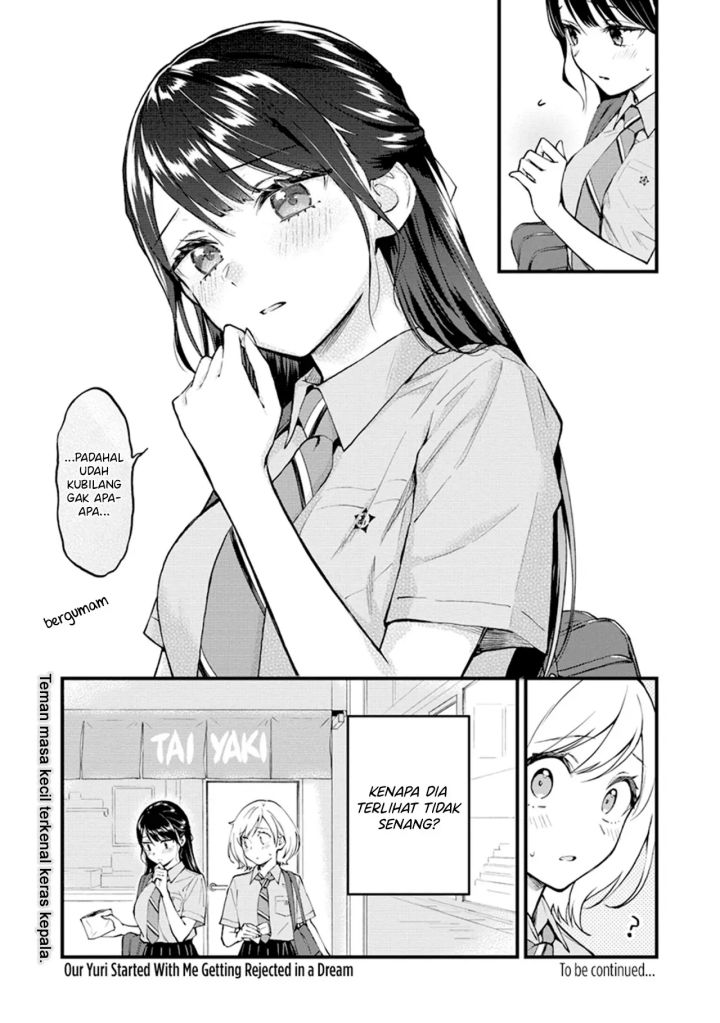 Our Yuri Started with Me Getting Rejected in a Dream Chapter 3
