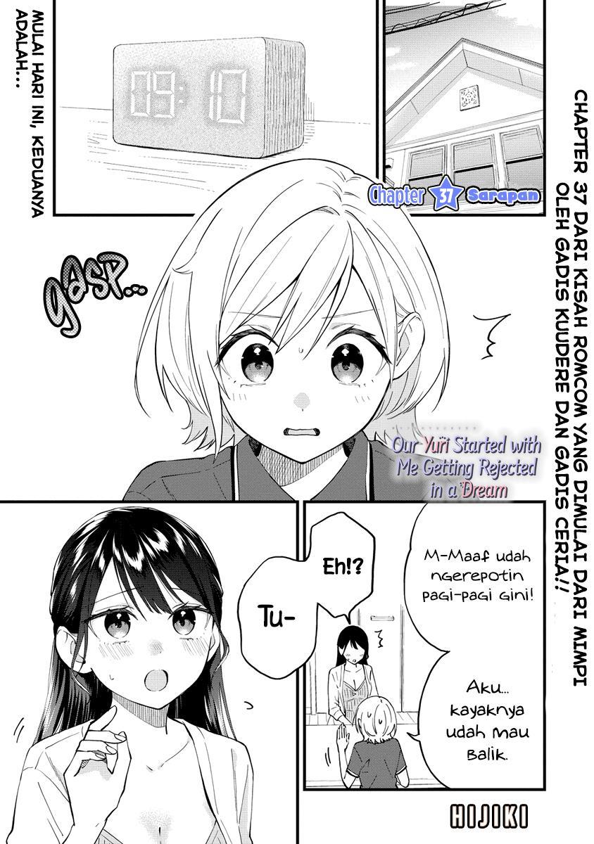 Our Yuri Started with Me Getting Rejected in a Dream Chapter 37