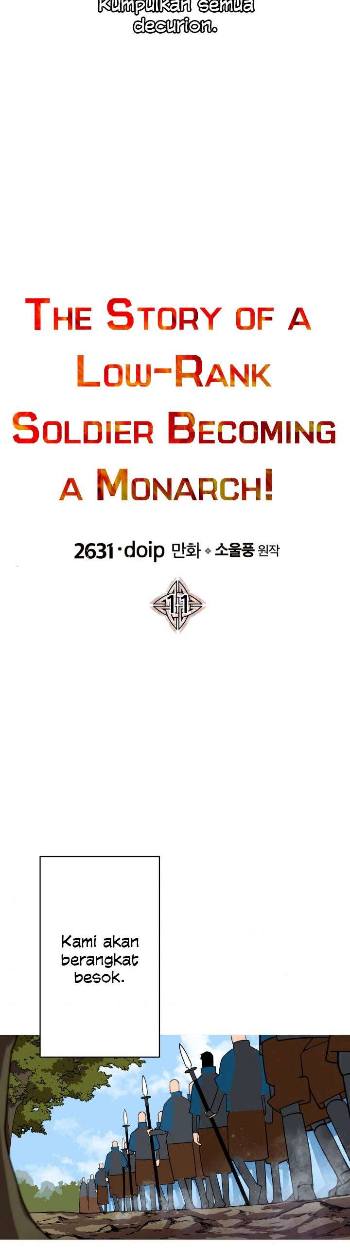 The Story of a Low-Rank Soldier Becoming a Monarch Chapter 11