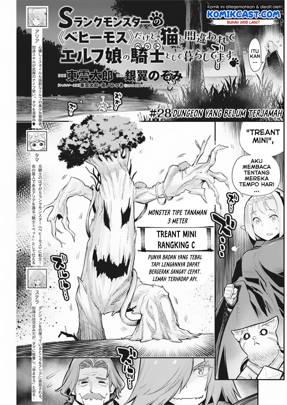 S-Rank Monster no Behemoth Dakedo, Neko to Machigawarete Erufu Musume no Kishi (Pet) Toshite Kurashitemasu Chapter 28