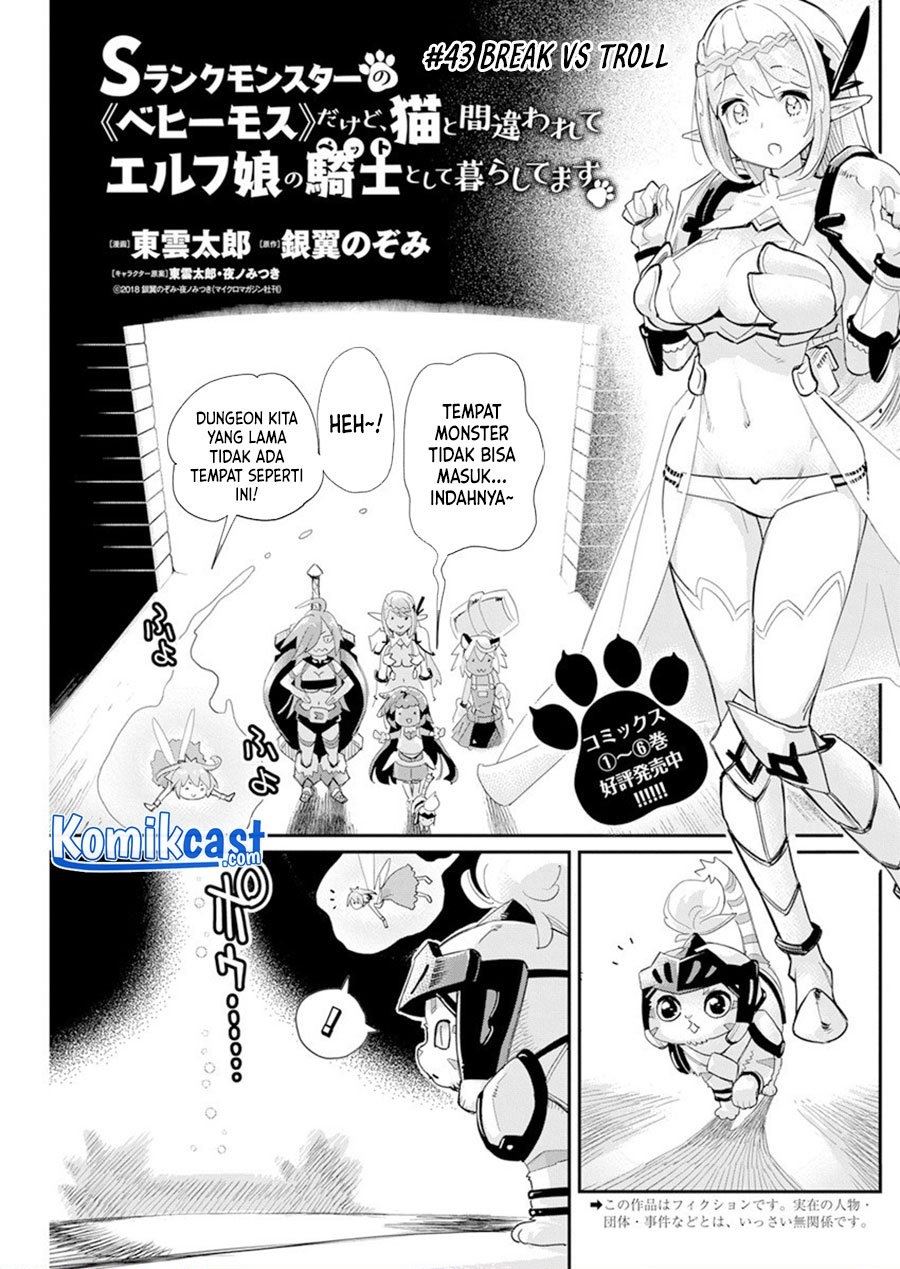 S-Rank Monster no Behemoth Dakedo, Neko to Machigawarete Erufu Musume no Kishi (Pet) Toshite Kurashitemasu Chapter 43