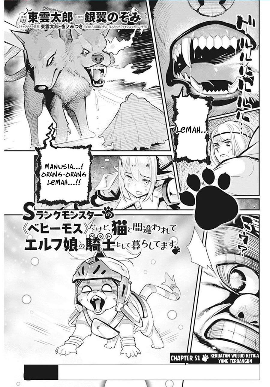 S-Rank Monster no Behemoth Dakedo, Neko to Machigawarete Erufu Musume no Kishi (Pet) Toshite Kurashitemasu Chapter 51